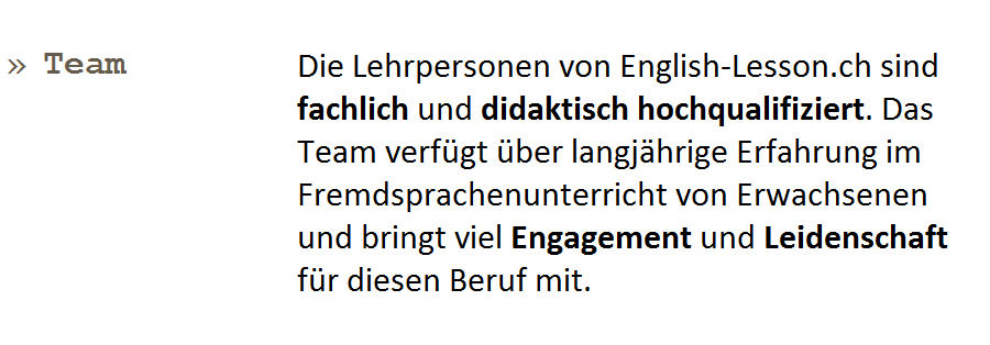 English-Lesson.ch > Team